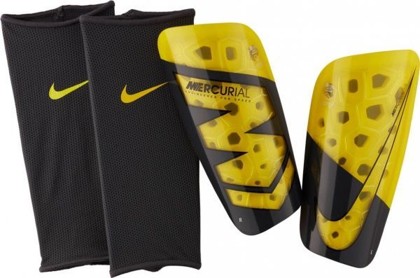 Щитки футбольные Nike MERC LT GRD р. M желтый SP2120-731
