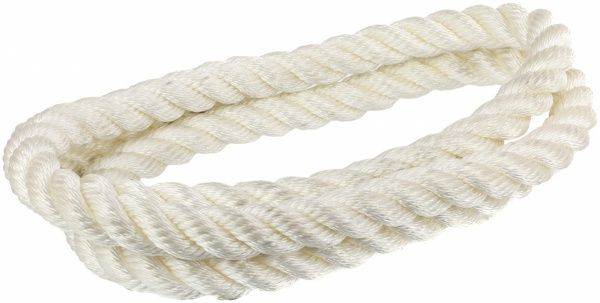 Канат капроновый 26 мм белый