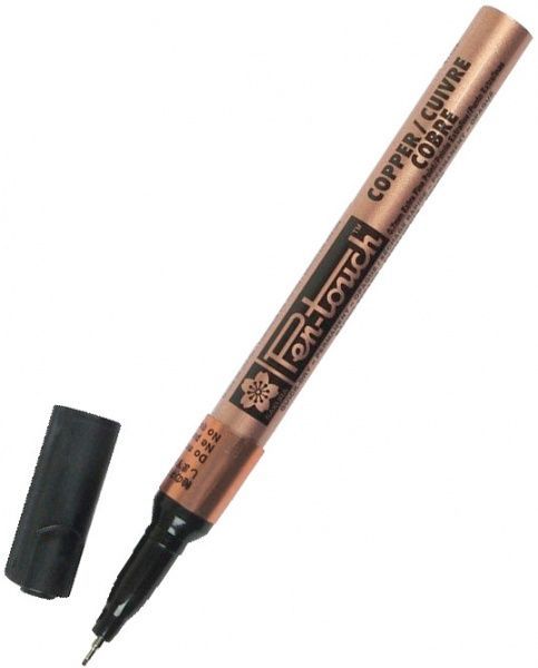 Маркер Sakura Pen-Touch тонкий EXTRA FINE 0.7 мм 41103 бронзовий 