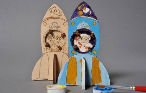 Раскраска UGEARS Ракета