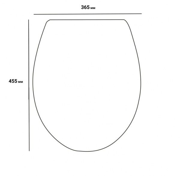 Сиденье для унитаза Rapal Home 209 3D-дизайн дюропласт