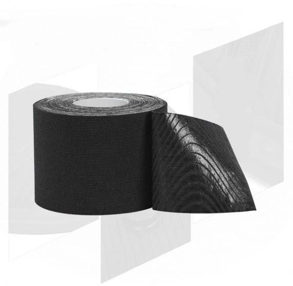 Кінезіологічний тейп PowerPlay 4315 5 мх 5 см чорний
