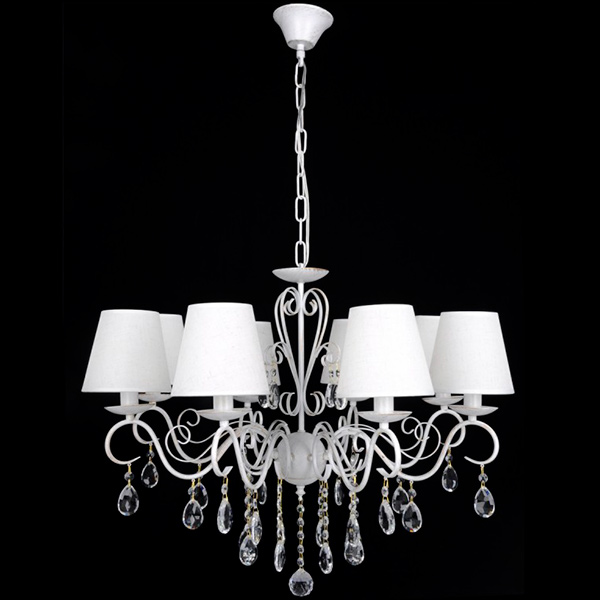 Люстра подвесная Victoria Lighting Dalila/SP8 8x40 Вт E14 белый 