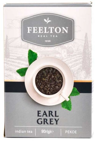Чай черный FEELTON Earl Grey РЕКОЕ 4820186121438 90 г 