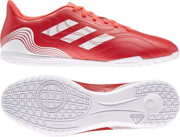 Футзальная обувь Adidas COPA SENSE.4 IN FY6181 р.UK 7,5 красно-белый