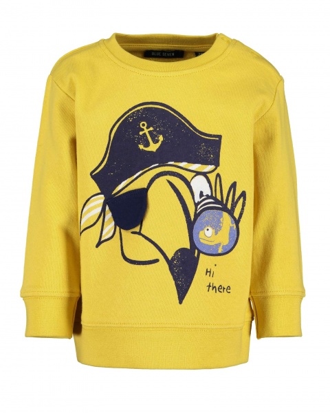 Свитшот для мальчика Blue Seven р.80 горчичный 936044 X_165_р.80 