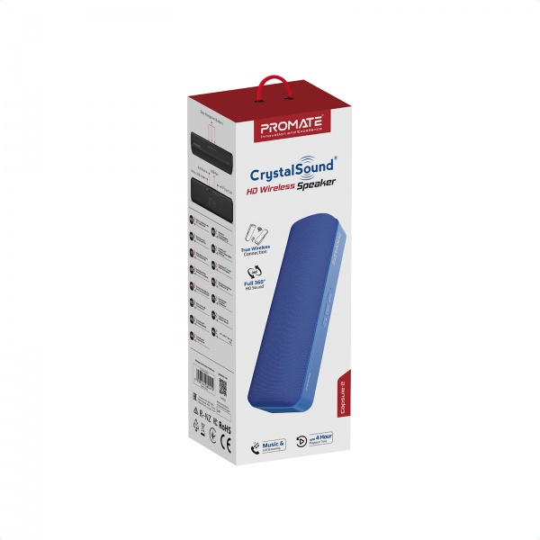 Акустична система Promate 2.0 blue Capsule-2 6 Вт