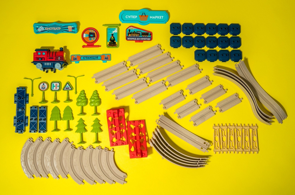 Железная дорога трюковая OTAMANKO Храбрый паровозик 532.02.29