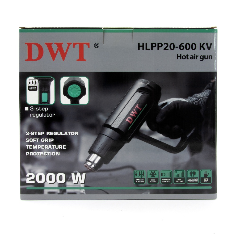 Фен будівельний DWT HLPP20-600 KV