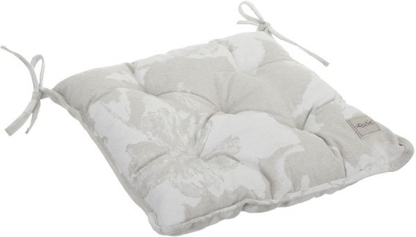 Подушка на стул Версаль серебро La Nuit