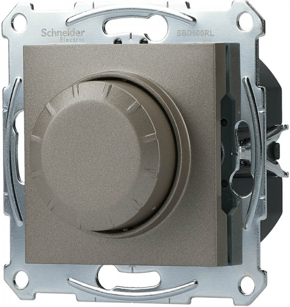 Світлорегулятор поворотний Schneider Electric ASFORA 40-600 Вт IP20 бронзовий EPH6400169