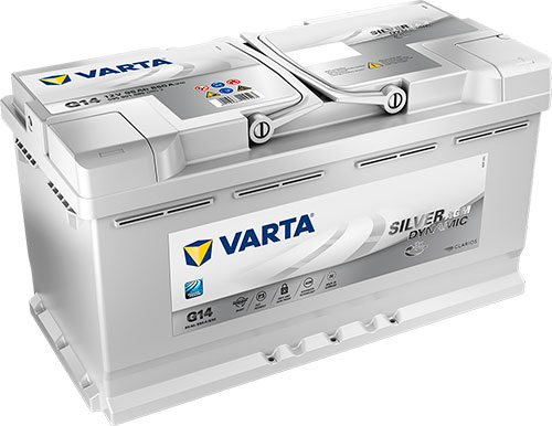 Аккумулятор автомобильный Varta SILVER DYNAMIC AGM 95А 12 B 595901085 «+» справа