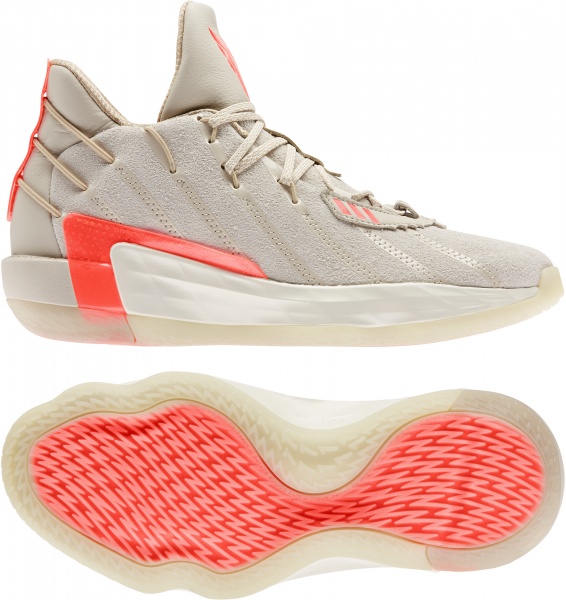 Кроссовки Adidas DAME 7 FZ1046 р.UK 7,5 белый