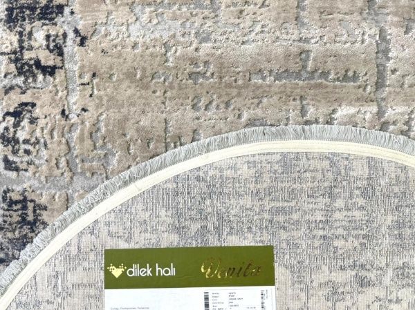 Ковер DILEK GAZIANTEP ITH. IHR. VE TIC.LTD.STI. Venita O 80х150 см 8742 серый