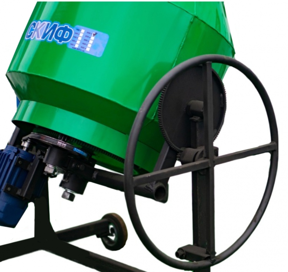 Бетономешалка Скиф БСМ 200 л с редуктором переворота