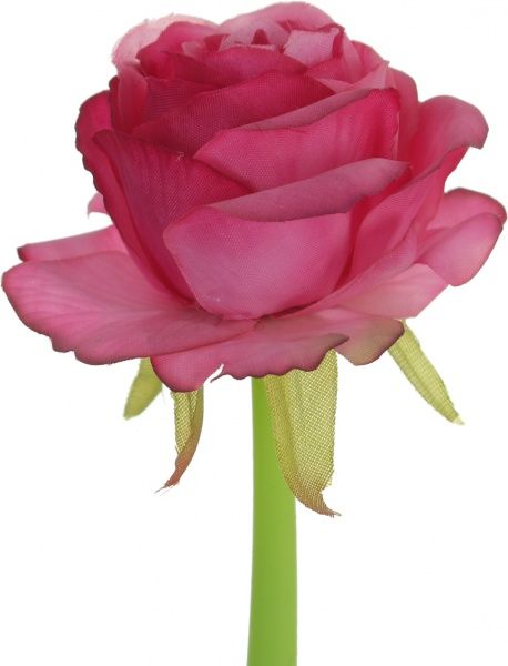 Ручка шариковая Роза насыщенно-розовая 