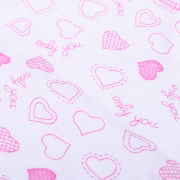 Боди для девочки Фламинго 44 159-127 р.68 белый с рисунком 