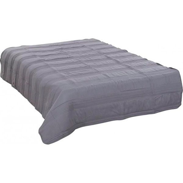 Покрывало La Nuit 160x220 см стальное