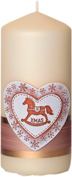 Свічка Різдво 13 см Асортимент Bartek Candles