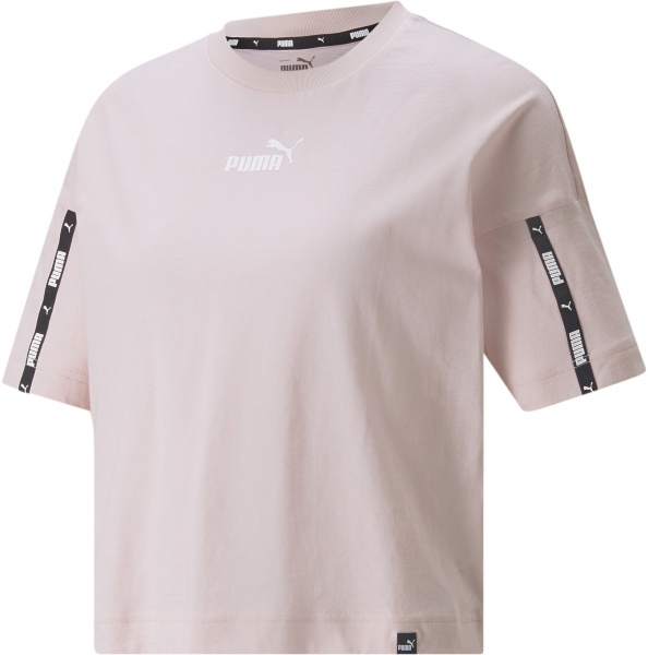 Футболка Puma Power Tape Cropped Tee 84711616 р.S рожевий