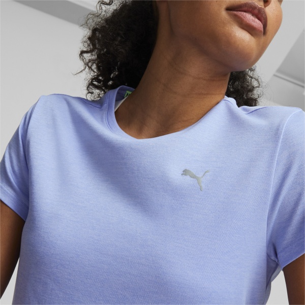 Футболка Puma RUN FAVORITE HEATHER SS TEE W 52316828 р.L фіолетовий