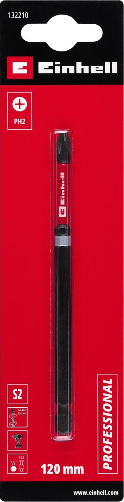 Біта торсіонна Einhell 120 мм S2 PH2 1 шт. 132210