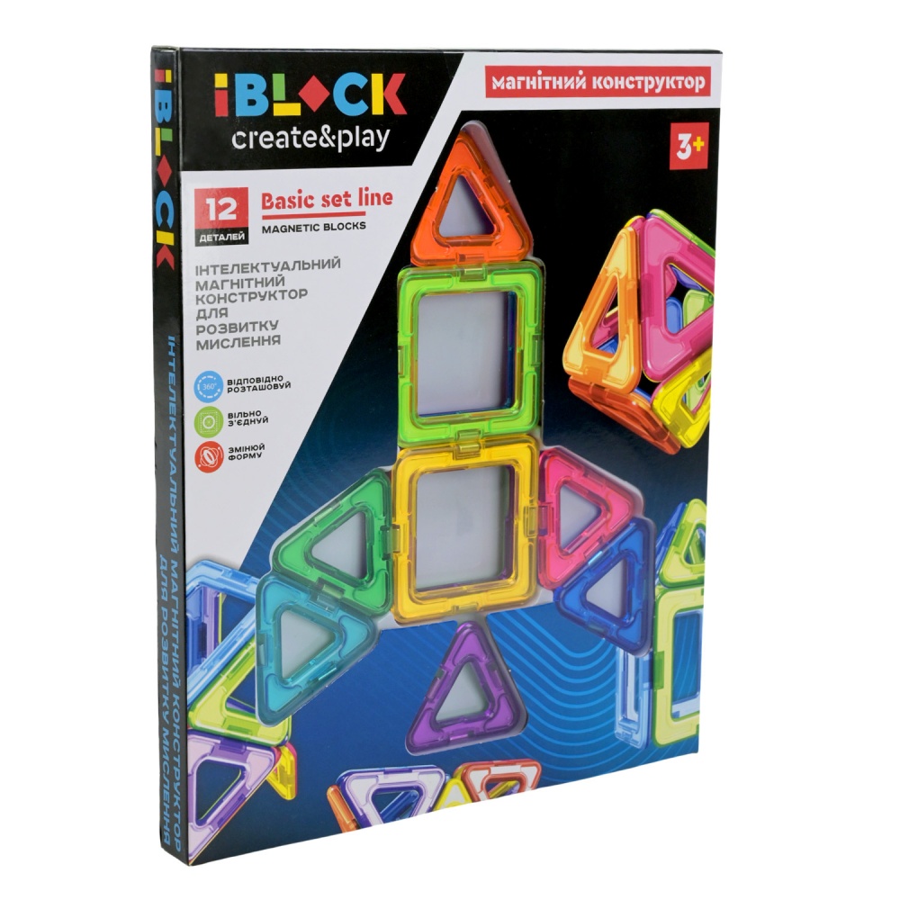 Конструктор магнитный Iblock PL-925-04