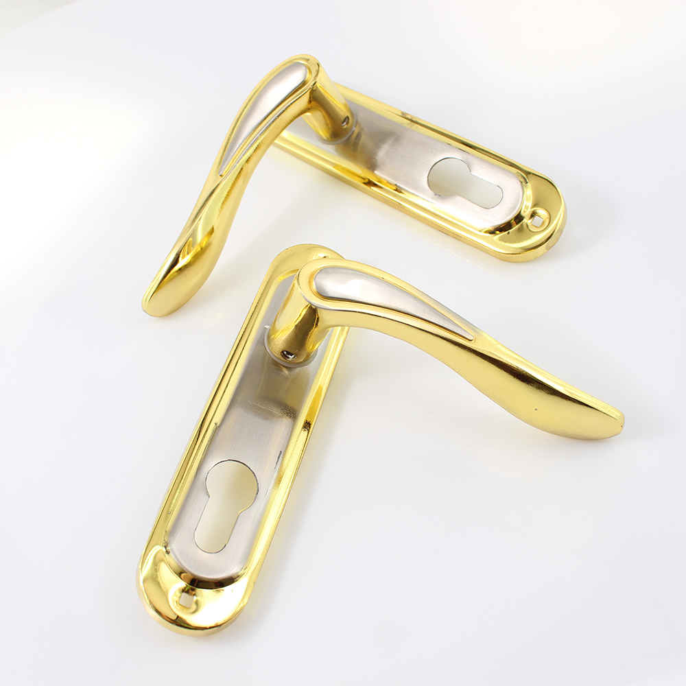 Ручка на планці Bruno Etro циліндровий 60 мм матова латунь/нікель