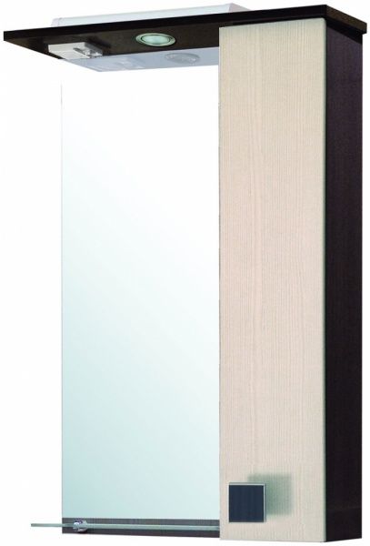 Дзеркало з шафкою Мойдодир Доміно 50х80 Плюс 