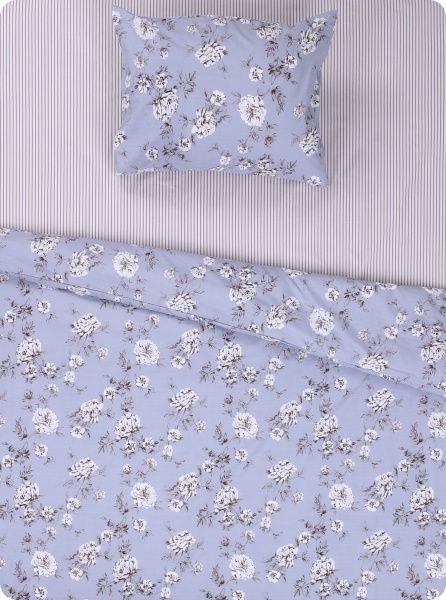 Комплект постельного белья Кантри 1,5 фиолетовый 