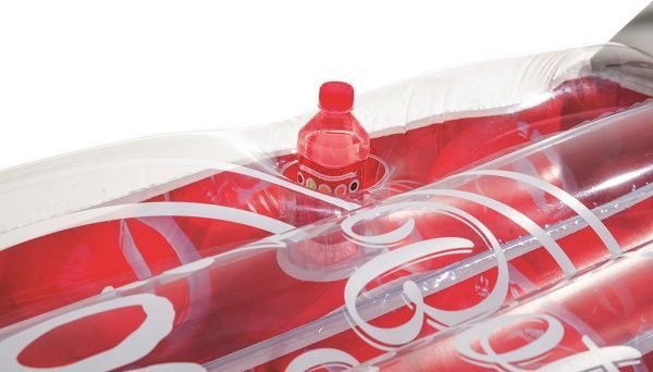 Матрац надувний Bestway 44039 190х114 см Вишневий коктейль різнокольоровий