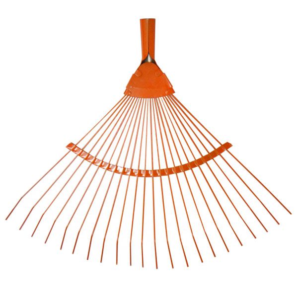 Грабли веерные Грин Бэлт большие со стальными круглыми зубцами