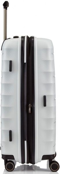 Чемодан Titan M 67 70 л белый Highlight 