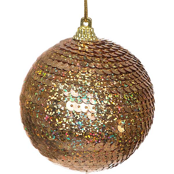 Кулька новорічна Диско SDA94380G 80 мм