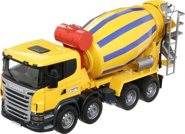 Бетоновоз Bruder Scania R-Serie желтый 1:16 3554