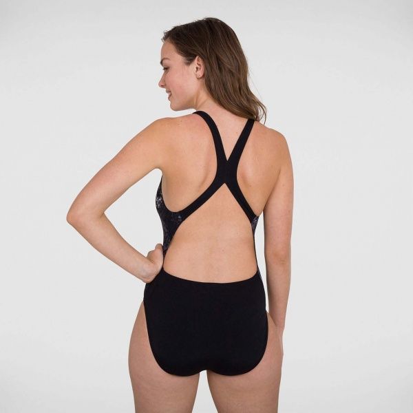 Купальник Speedo PLMT_PBCK_AF 8-06187F330 р.34 чорно-білий