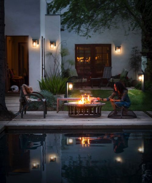 Світильник парковий Ledvance Endura Classic Cascade (50 см) E27 IP44 темно-сірий 