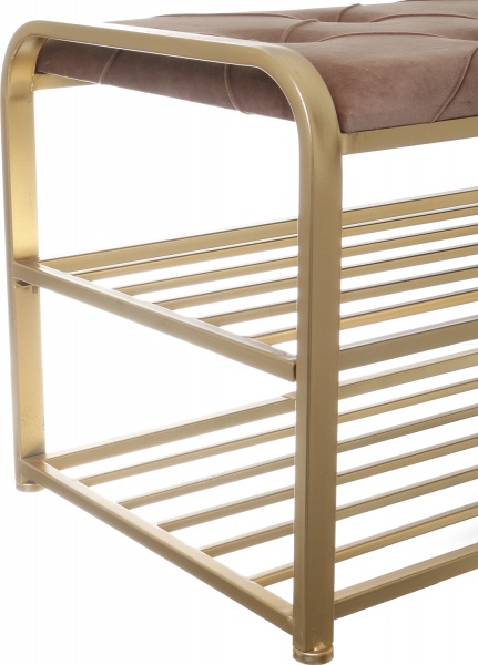 Банкетка Calzado 90х40х45 см бежевий 