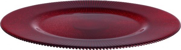 Блюдо Glimmer 33 см червоне 