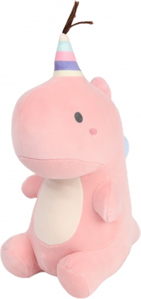 Мягкая игрушка Luna Kids Динозаврик розовый 23 см NR-10