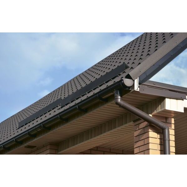 Комплект водостічної системи RoofOK 120 мм 6 м коричневий 