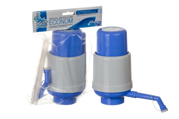 Помпа для воды Віапласт Lilu Эконом ультрамарин с наклейкой и европодвесом