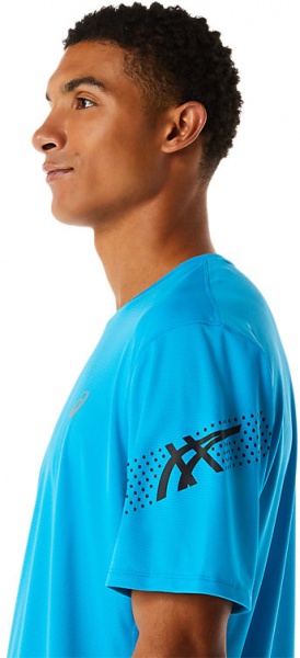Футболка Asics ICON SS TOP 2011C734-403 р.M голубой