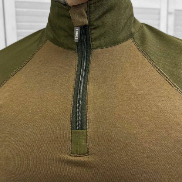 Рубашка LOGOS Убакс тактическая с длинным рукавом р.4XL хаки