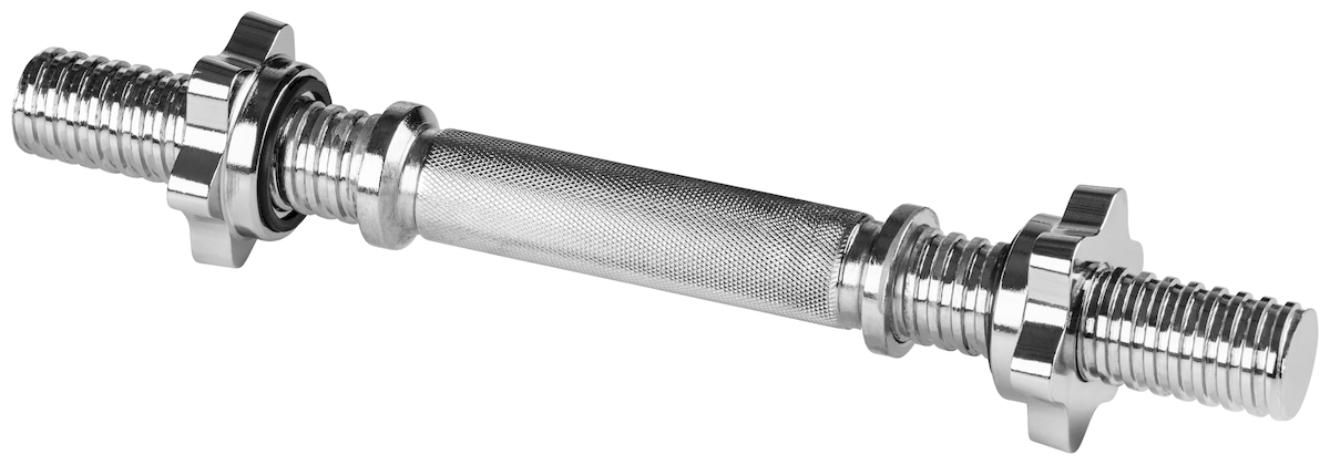 Гриф Short Bar Screw серебристый металлик Energetics 35 см 197370-900875 — фото 1