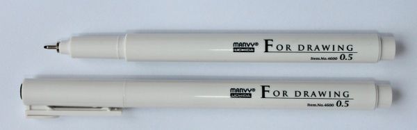 Мультилайнер Marvy 4600-S 0,5 мм 