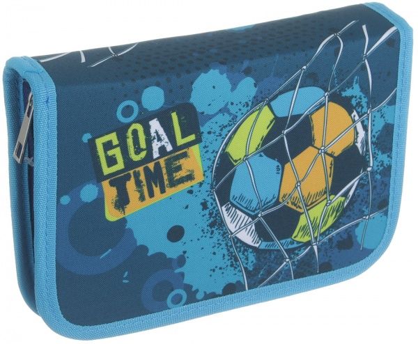 Пенал школьный Футбол разноцветный