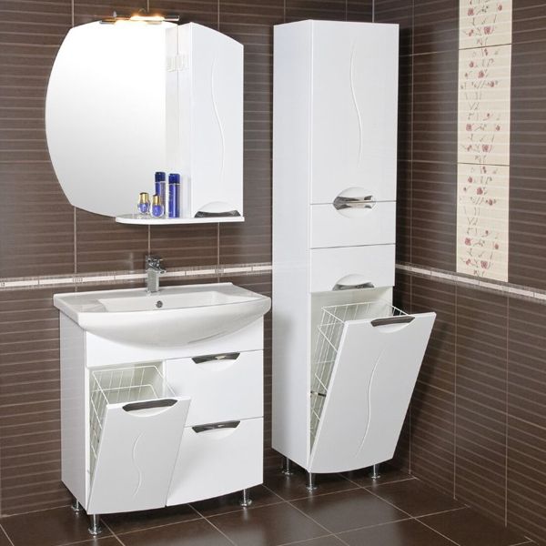 Тумба с умывальником Аква-Родос Глория 05GL75 75 см белая