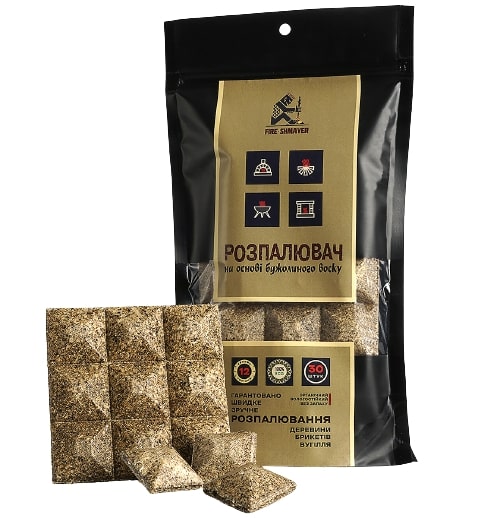 Разжигатель Fire Shmayer на основе пчелиного воска 30 шт.