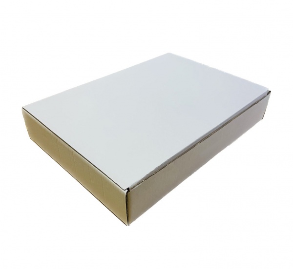 Гофроящик самосборный Т22 белый 450x330x80 мм